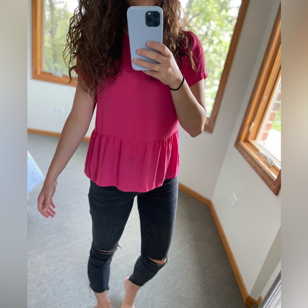 Pink blouse